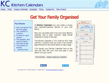 Tablet Screenshot of kitchencalendars.co.uk
